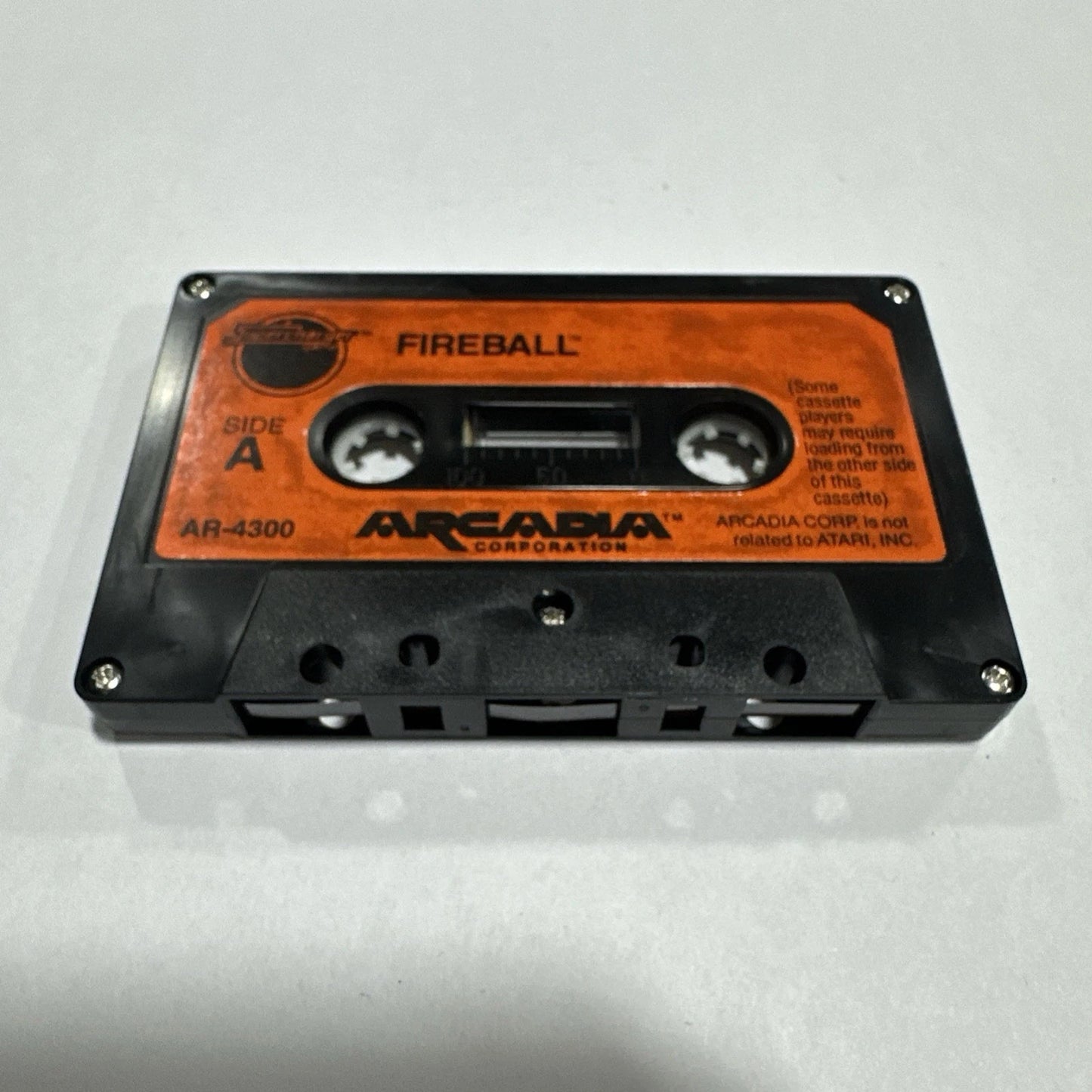 1982 ATARI SUPERCHARGER FIREBALL VIDEO GAME CASSETTE