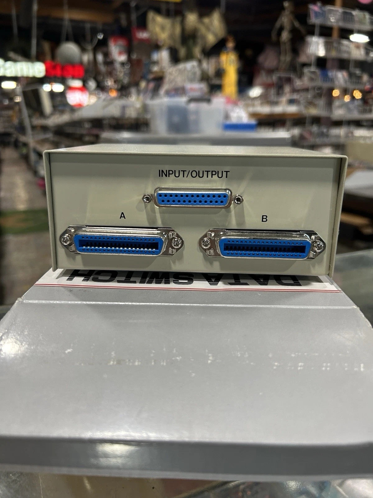 (1x) DB15 DATA ROTARY SWITCH BOX A/B 15-Pin Female Computer Printer Monitor