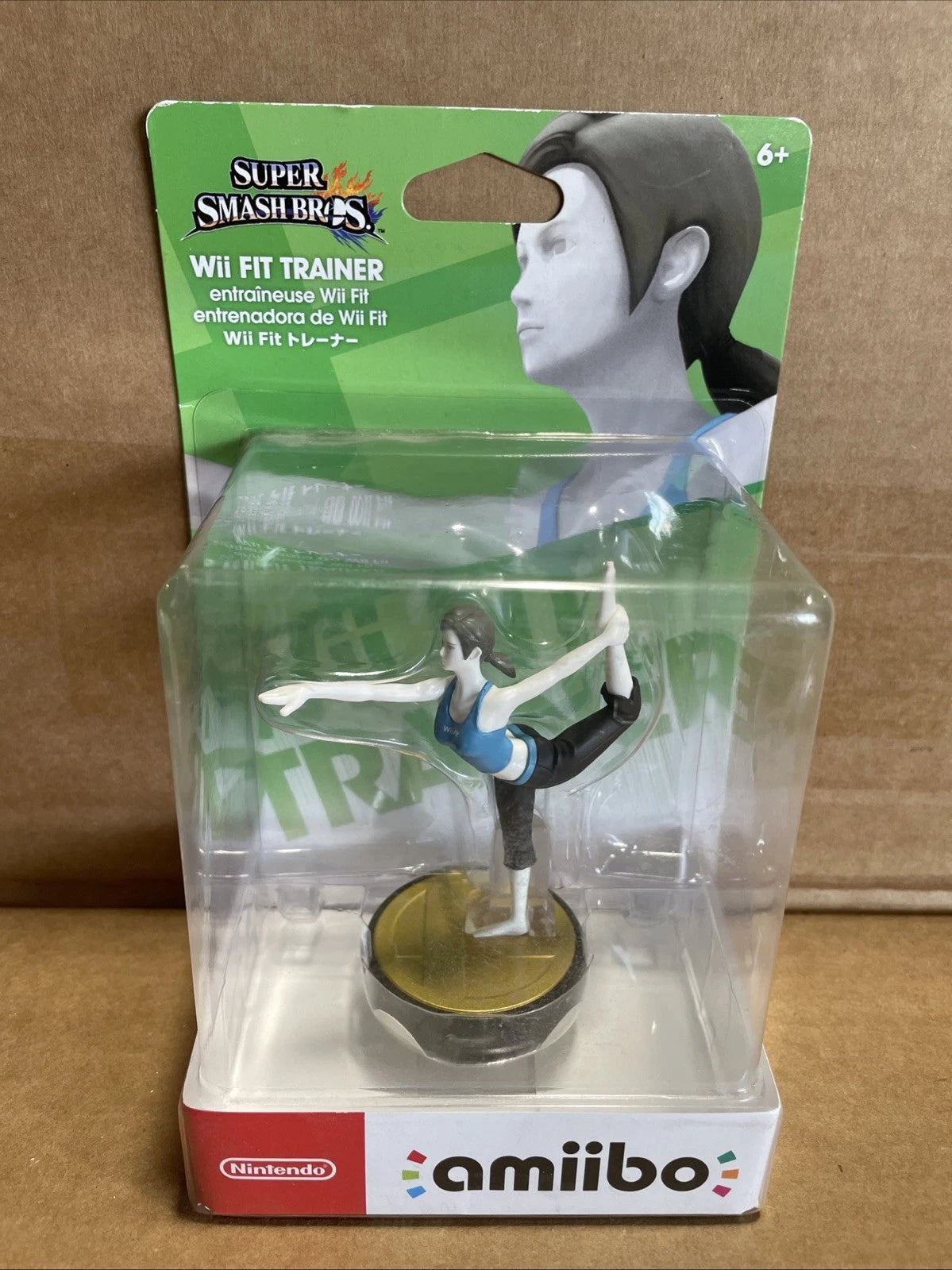 Nintendo Amiibo Wii Fit Trainer Super Smash Bros. Collectable Figure