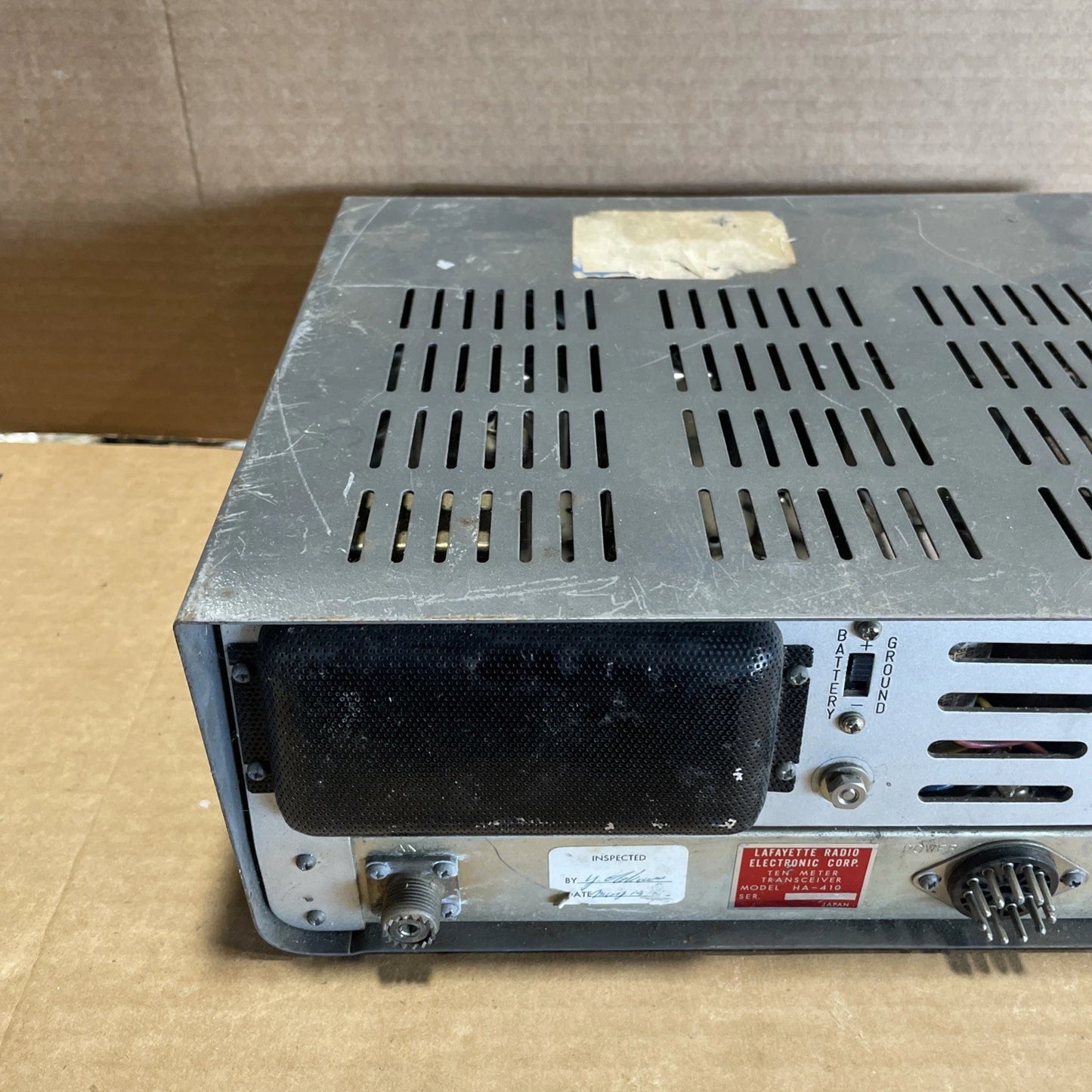 Lafayette HA-410 Ten Meters CB Base Station Tube Radio - For Parts, As Is