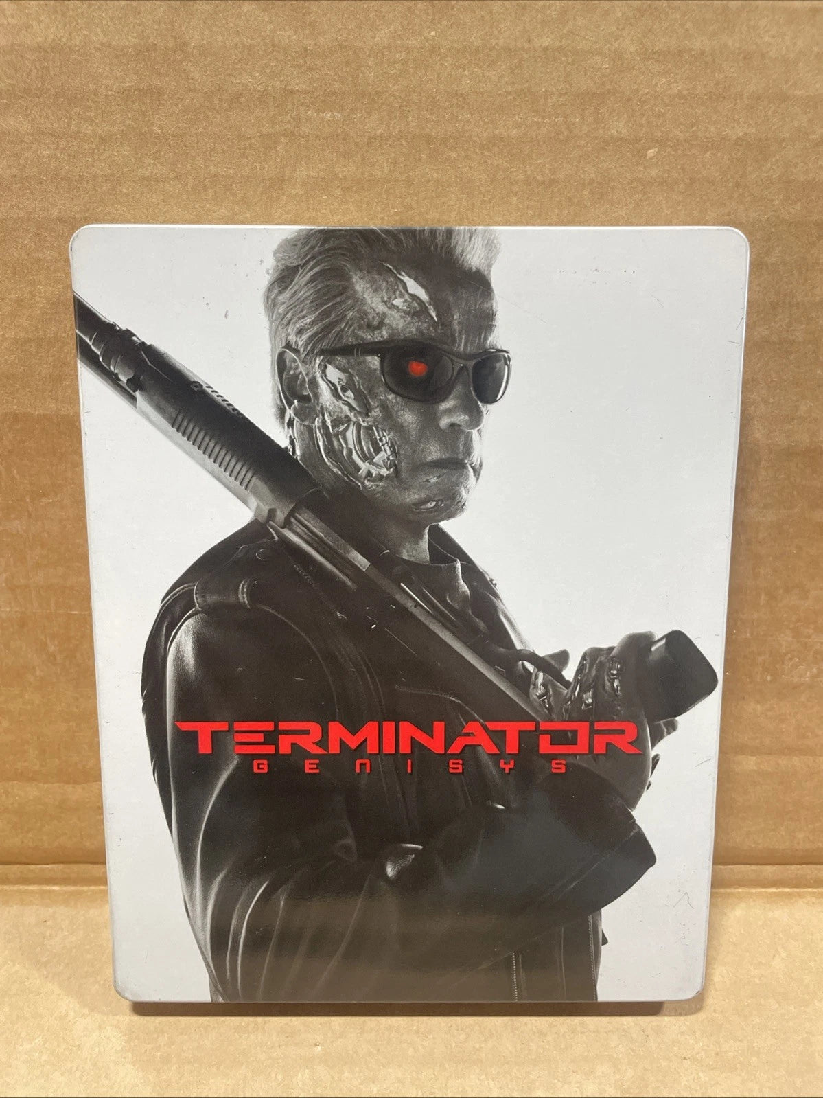 Terminator Genisys (Blu-ray + DVD, 2015, Steelbook) Arnold Schwarzenegger