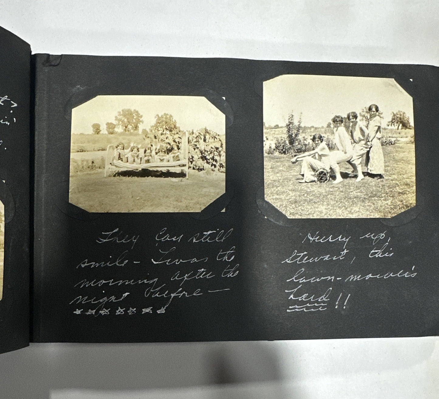 Vintage 1920’s Photograph Americana Book With Over 100 Photos Included Writing
