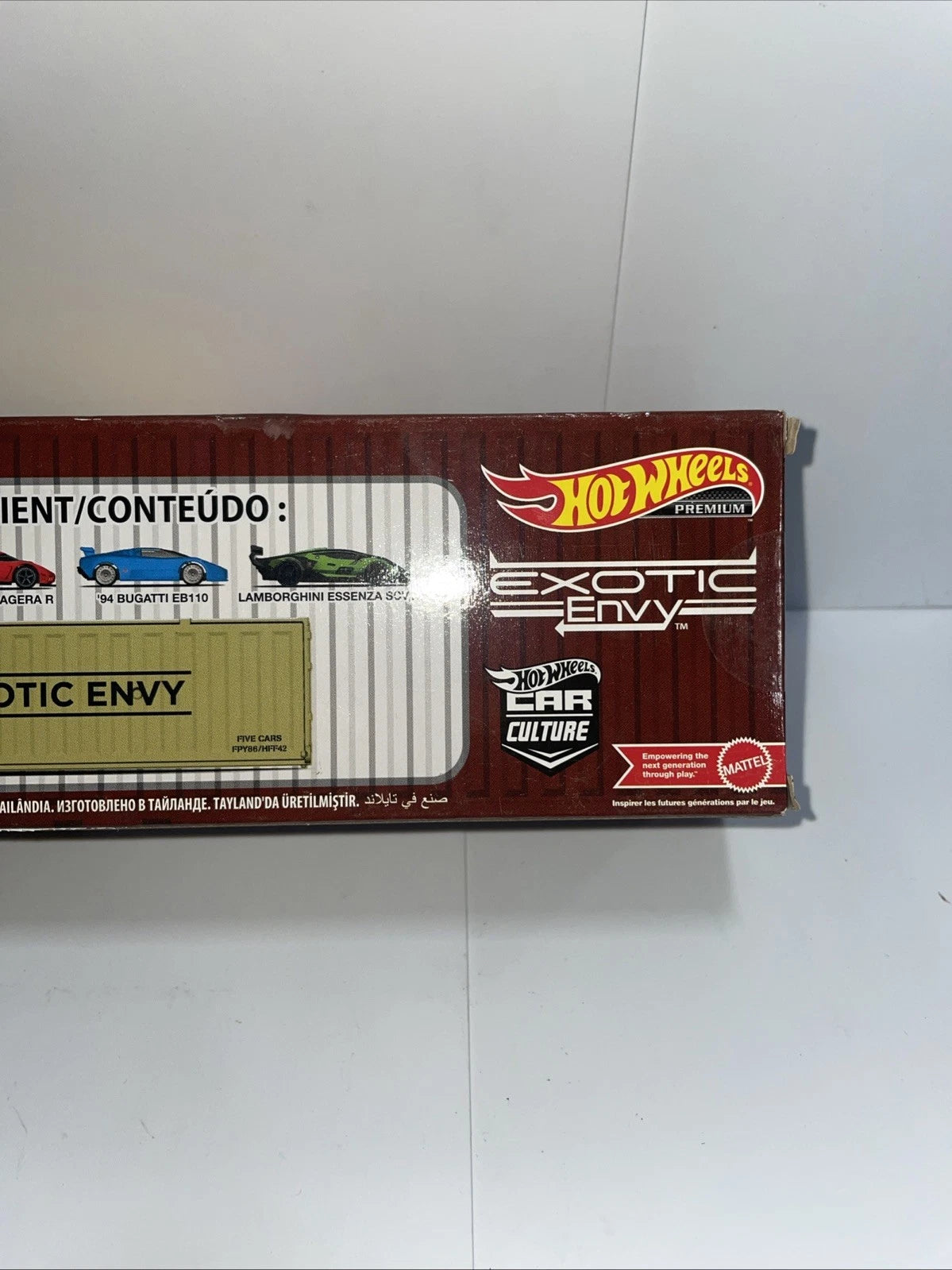 Hot Wheels Premium Car Culture Exotic Envy 5-Pack Of Toy Cars