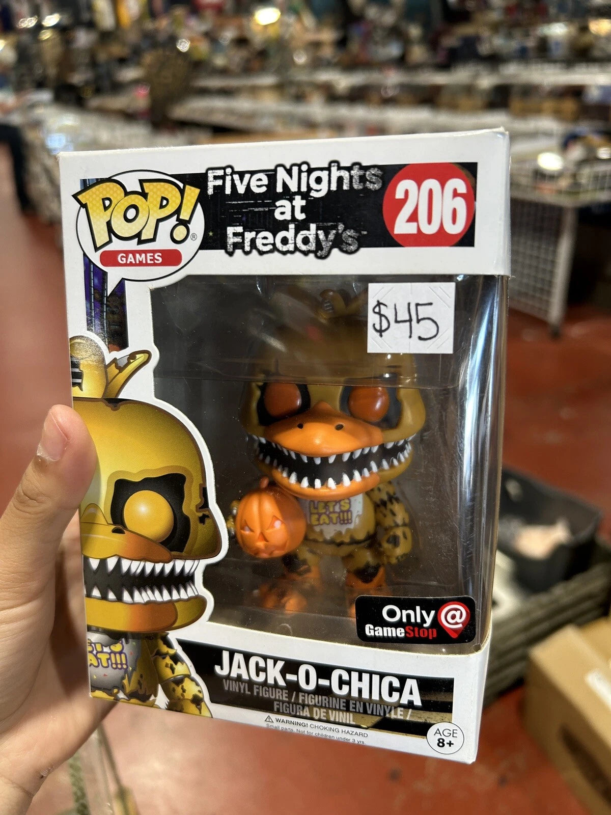 FUNKO POP! GAMES FIVE NIGHTS AT FREDDY'S (JACK-O-CHICA) #206