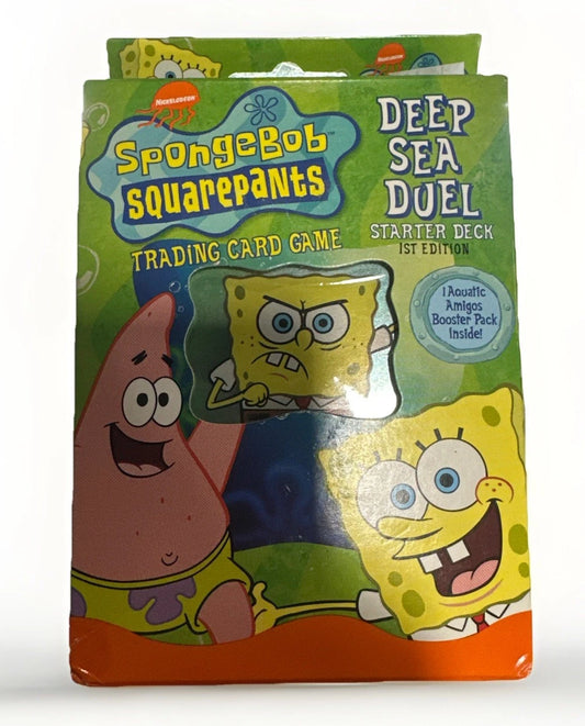 Upper Deck SpongeBob SquarePants Trading Card Game Deep Sea Duel Starter Deck 1…