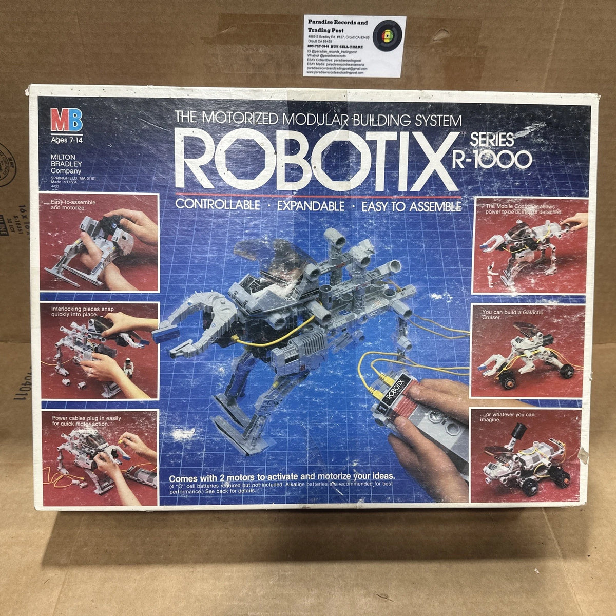 1985 Robotix R-1000 by Milton Bradley Used Untested Set