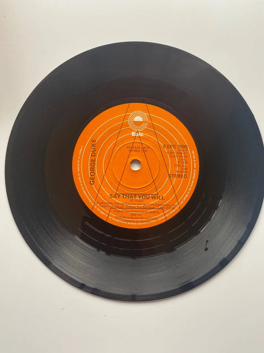 GEORGE DUKE say that you will/i am for real (promo uk 1979) 7" WS VG/ S EPC 7095