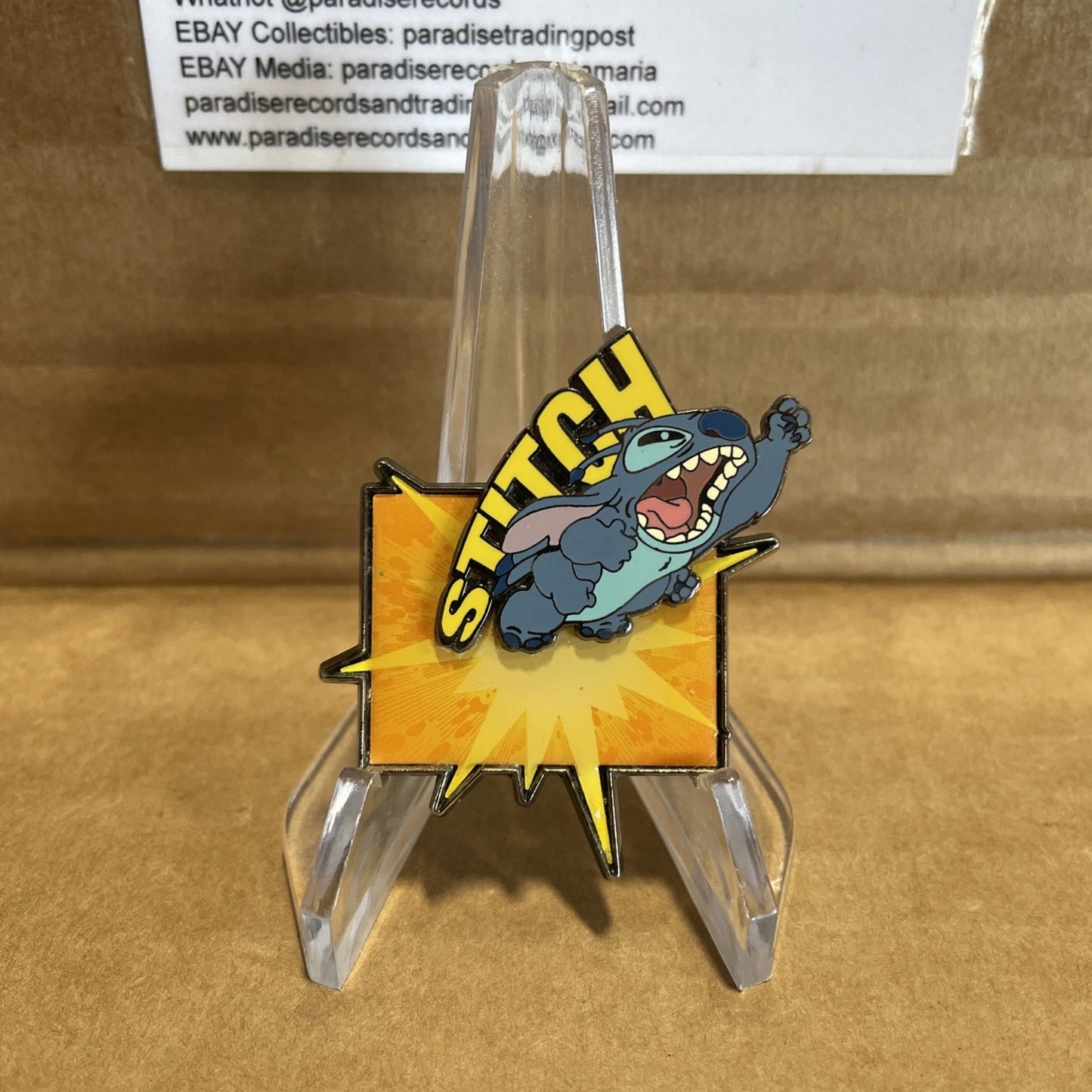 Disney Pin Stitch Rare Yellow Superman 2005 Disney Rare