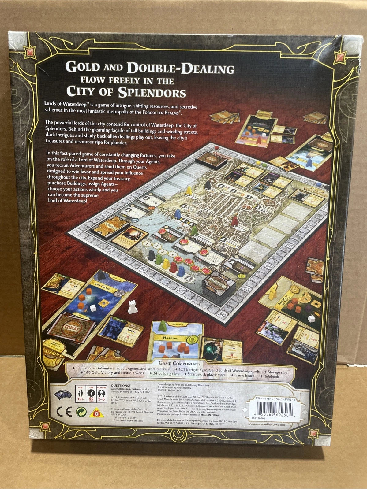 Lords of Waterdeep Board Game + Scoundrels Of Skullport Expansion