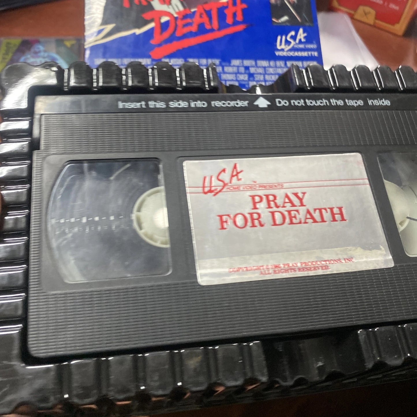 Pray For Death (1986) VHS—U.S.A. Home Video BIG BOX—Martial Arts/Ninja
