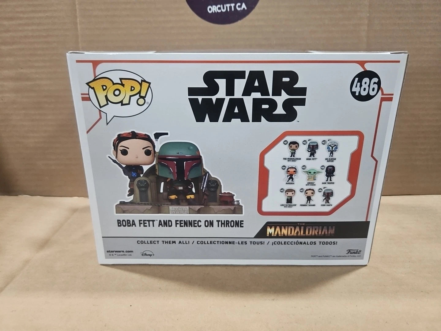 Funko Pop! Moments: Star Wars - Boba Fett and Fennec on Throne #486