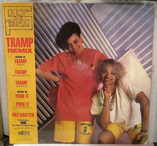 Salt ‘N’ Pepa Tramp (Remix)/ Push It 12” EP Record NP50063 Red Transparent Vinyl