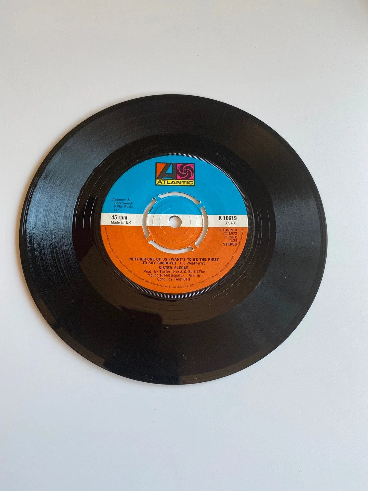 Sister Sledge Mama Never Told Me 7” Vinyl Single 1973 Atlantic UK import