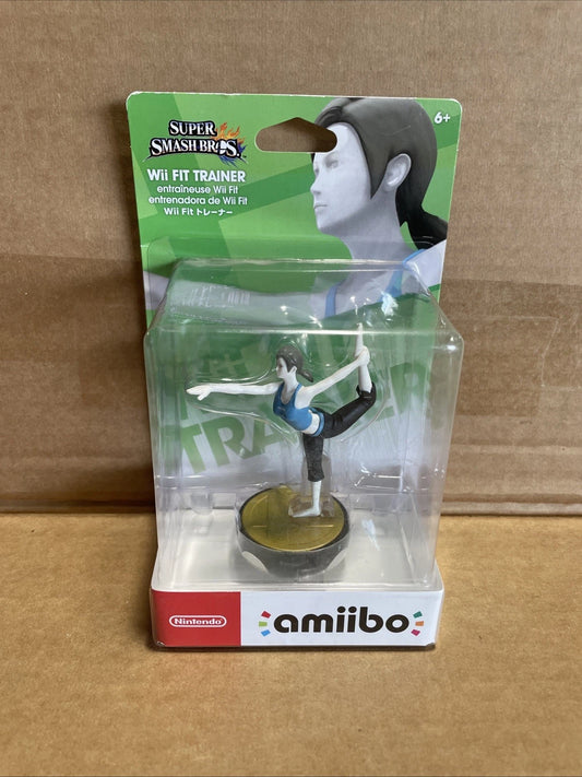Nintendo Amiibo Wii Fit Trainer Super Smash Bros. Collectable Figure