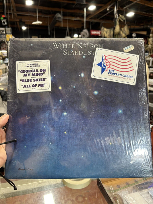 Willie Nelson-Stardust-1978 Vinyl LP Columbia Records near mint hype sticker