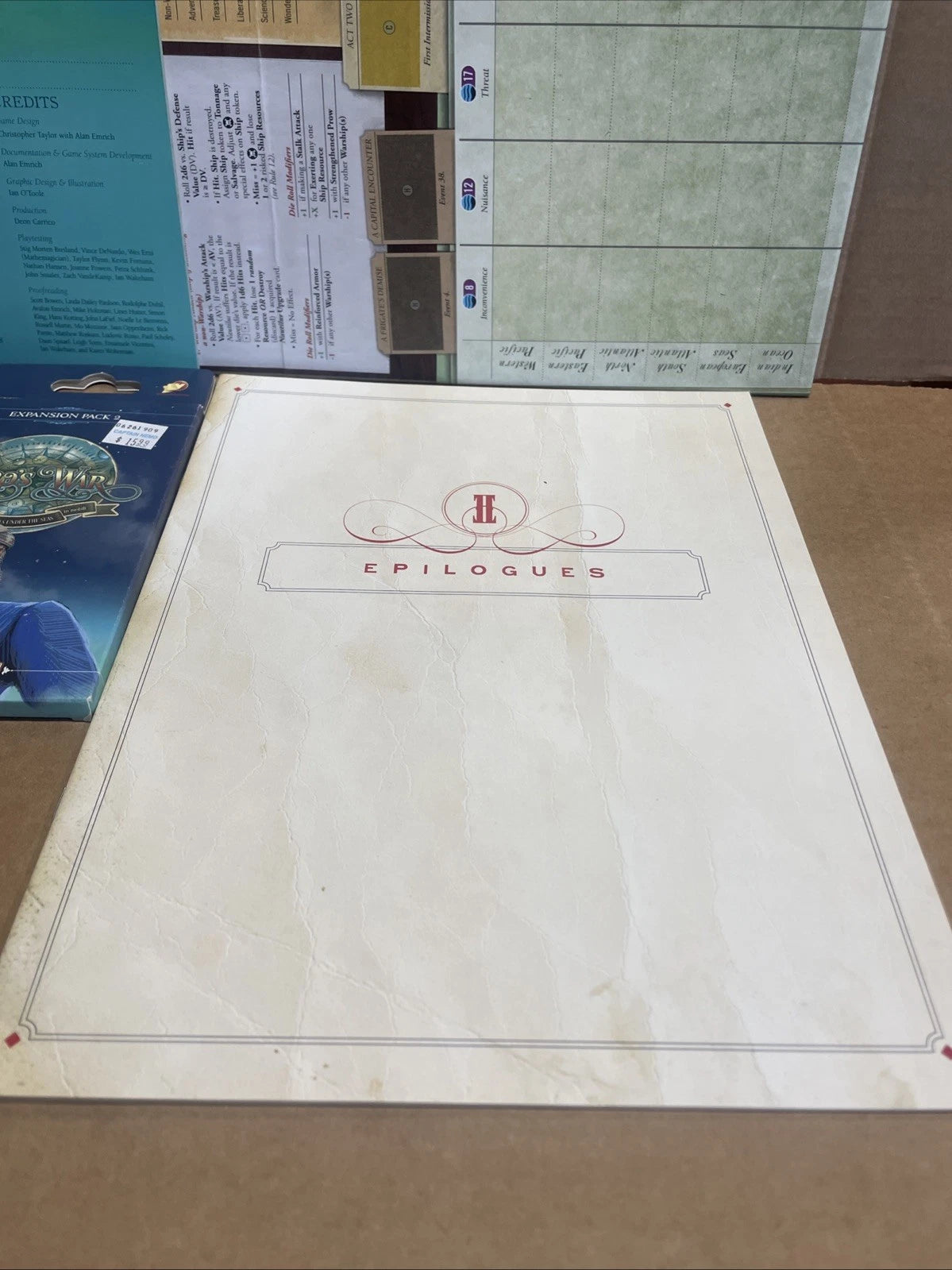 Nemo's War Board Game by Victory Point Games 20,000 Leagues Under The Seas
