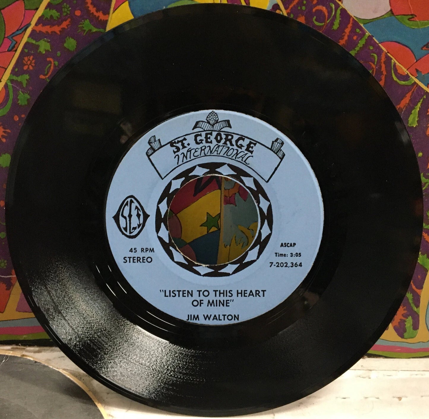 Jim Walton "Do You Know The Way To San Jose?” 7' Single 7-202,363