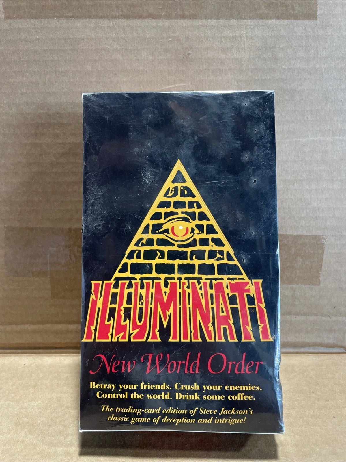 ILLUMINATI NEW WORLD ORDER STEVE JACKSON LIMITED EDITION BOOSTER BOX SEALED