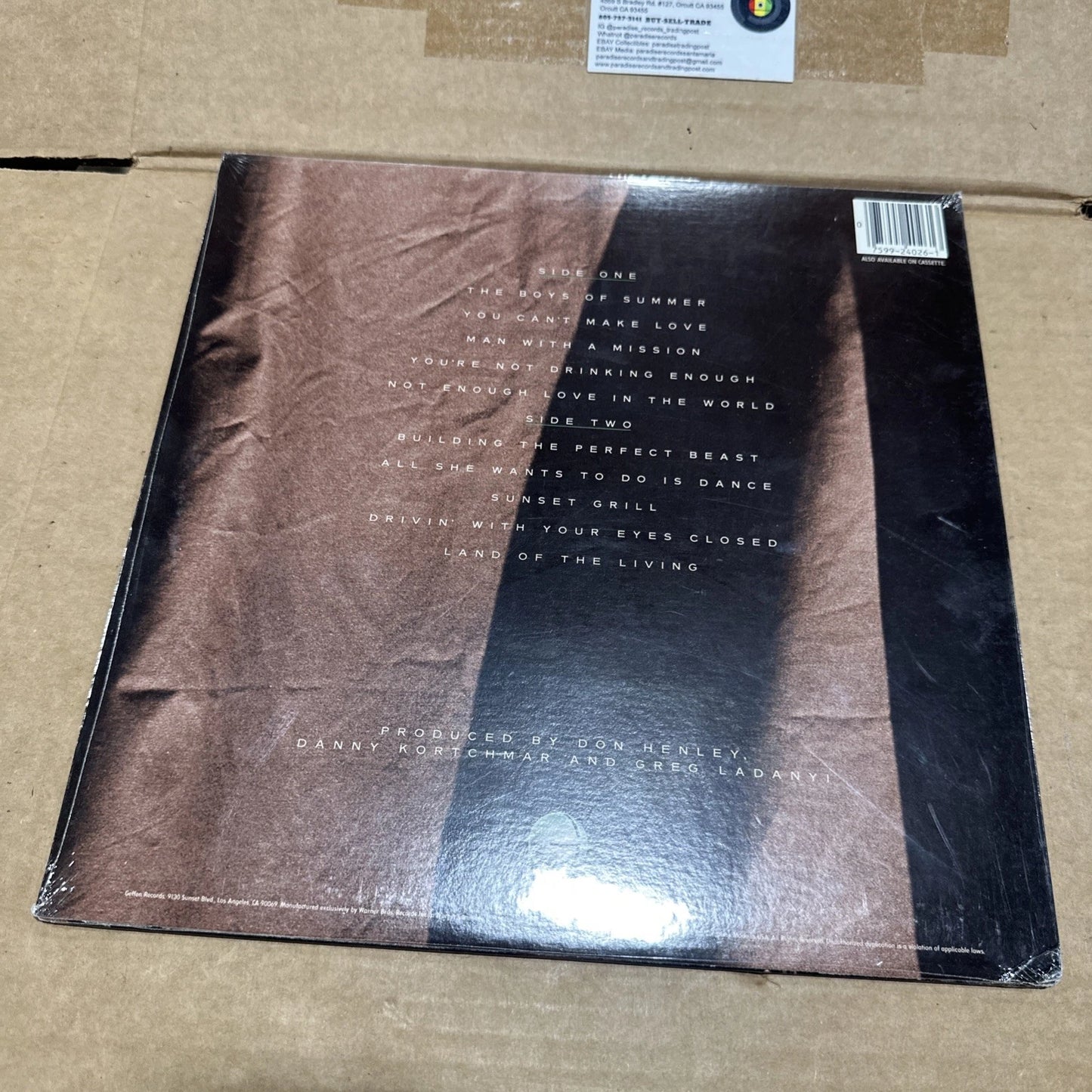 DON HENLEY Building The Perfect Beast GEFFEN GHS-24026 LP SEALED New