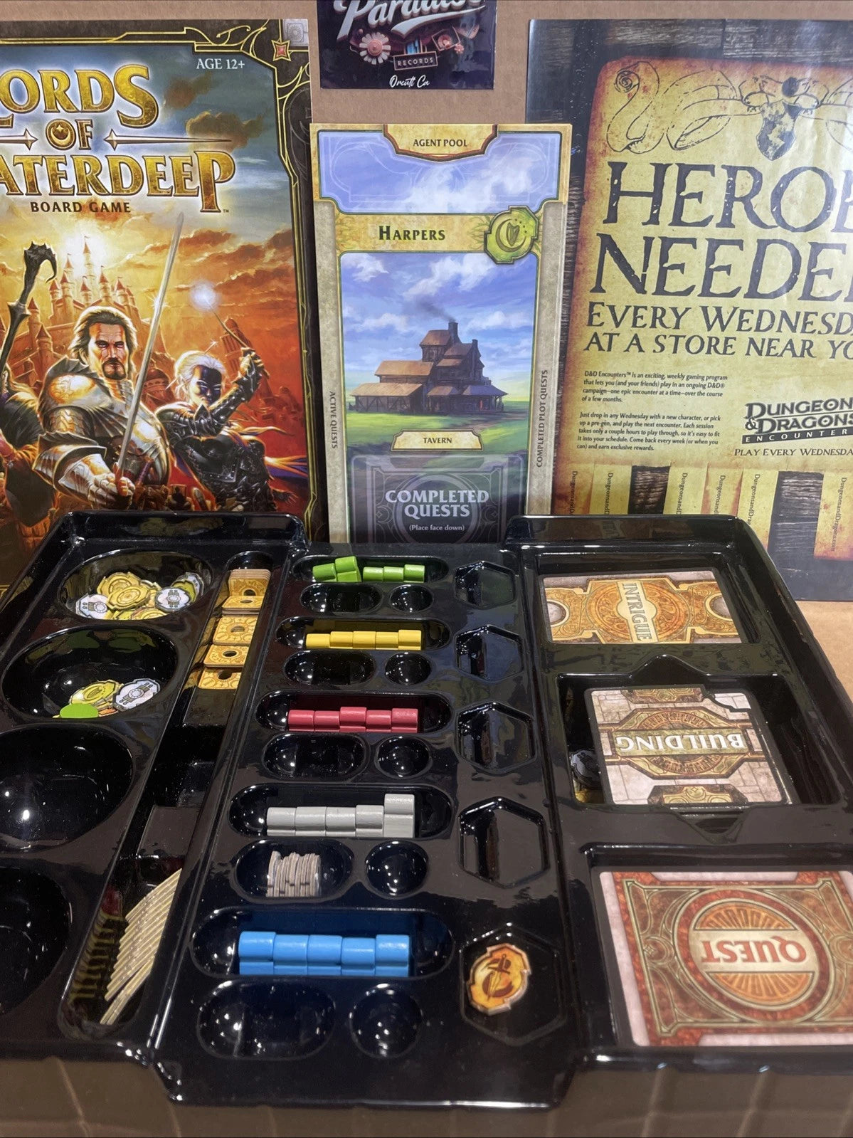 Lords of Waterdeep Board Game + Scoundrels Of Skullport Expansion