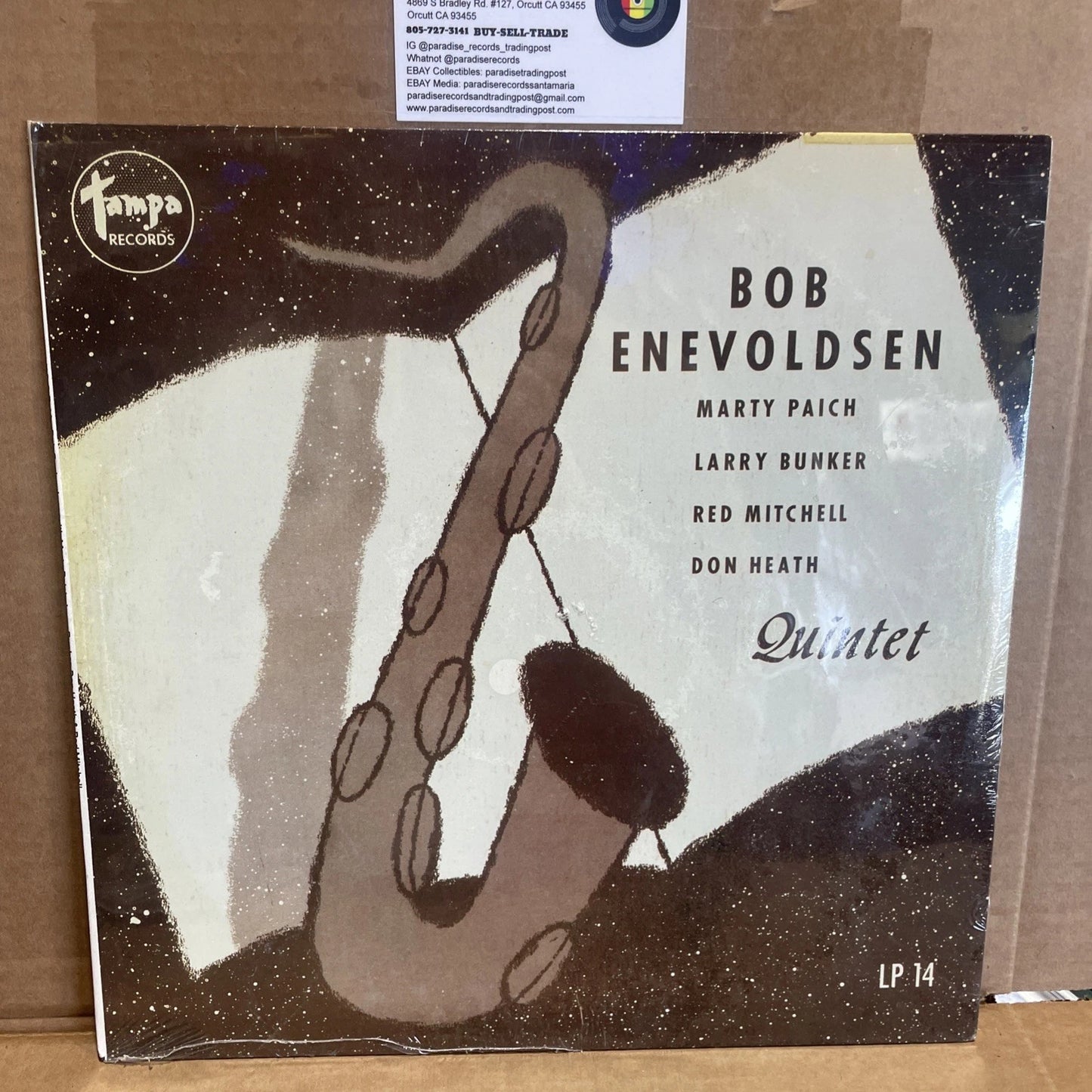 Bob Enevoldsen-Marty Paich Reflections in Jazz New Vinyl LP Sealed