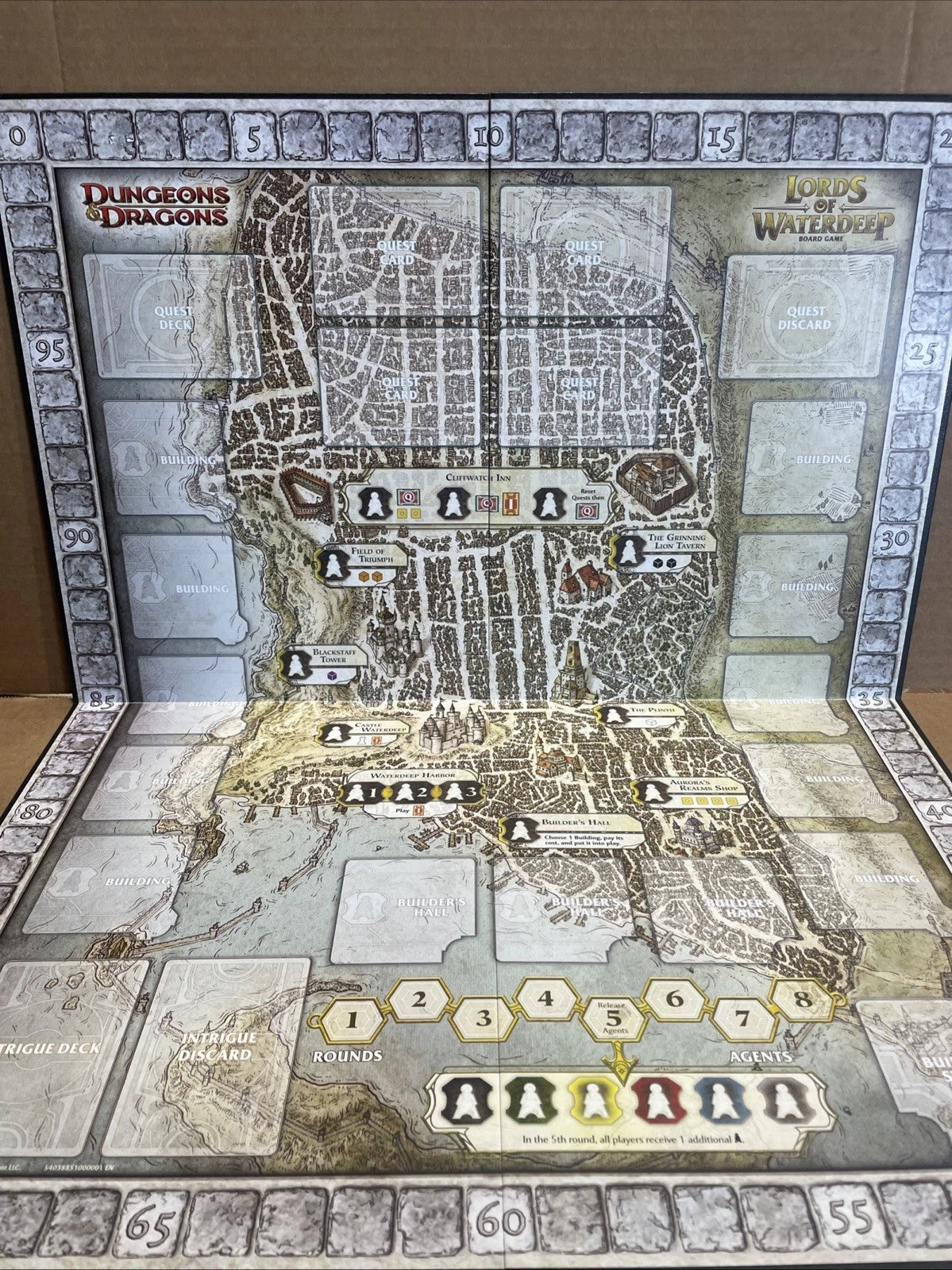 Lords of Waterdeep Board Game + Scoundrels Of Skullport Expansion