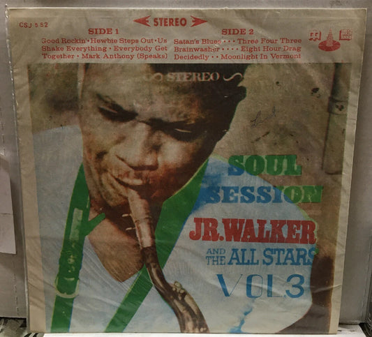 JR.Walker And The All Stars Soul Session Vol.3 Taiwan Import Record CSJ552