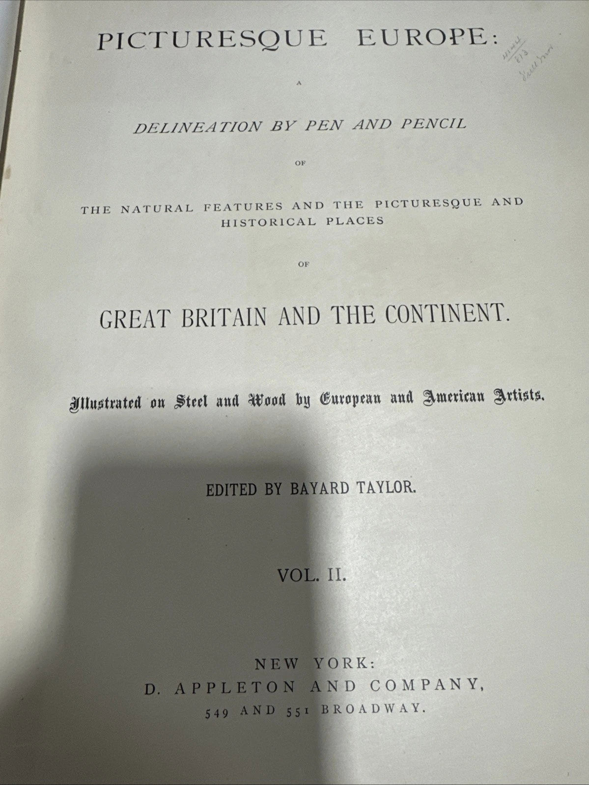 Picturesque Europe leather cover 1878 vol. 2