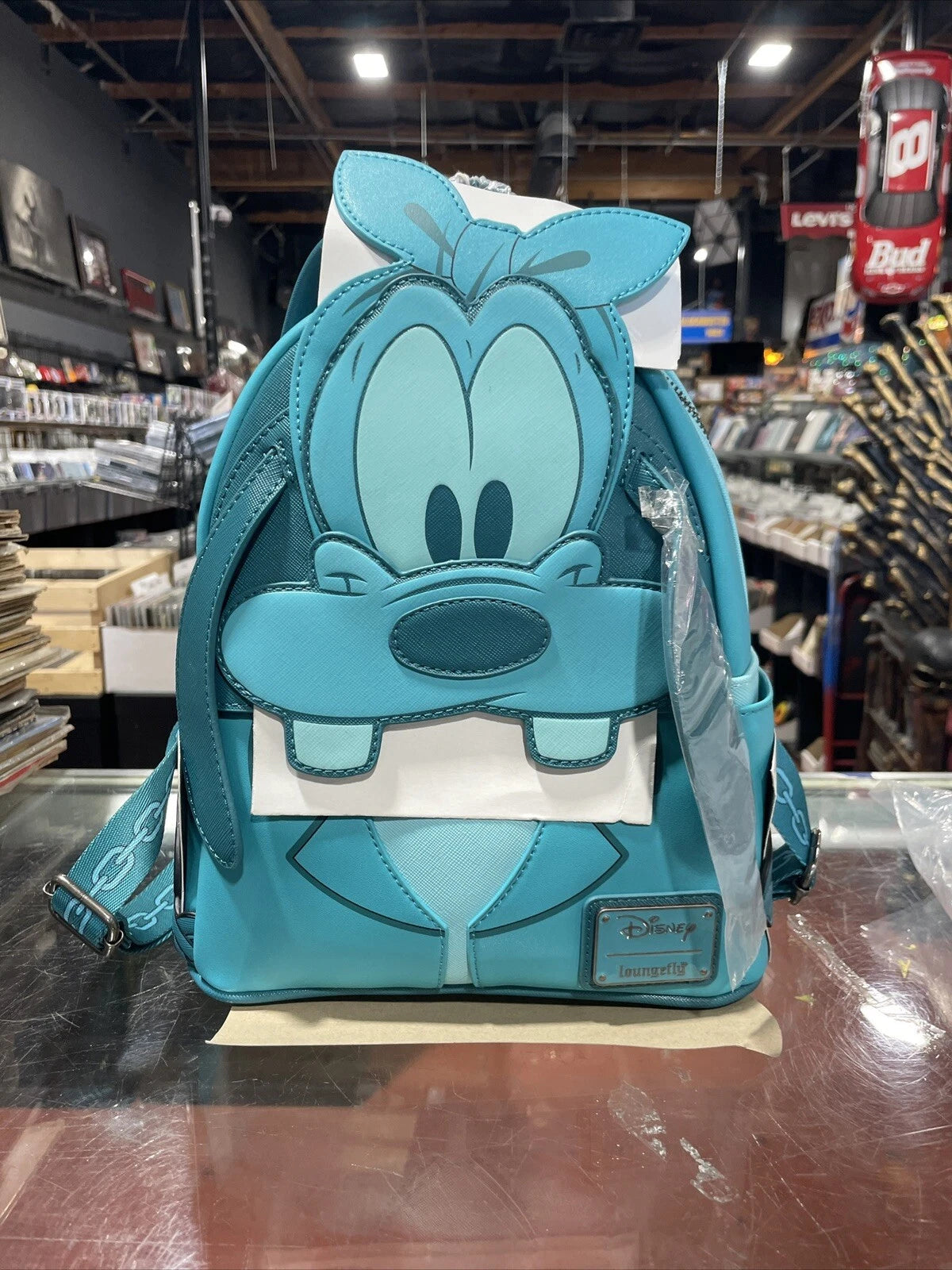 Disney Loungefly Goofy Glow In The Dark Mickey Christmas Carol Backpack