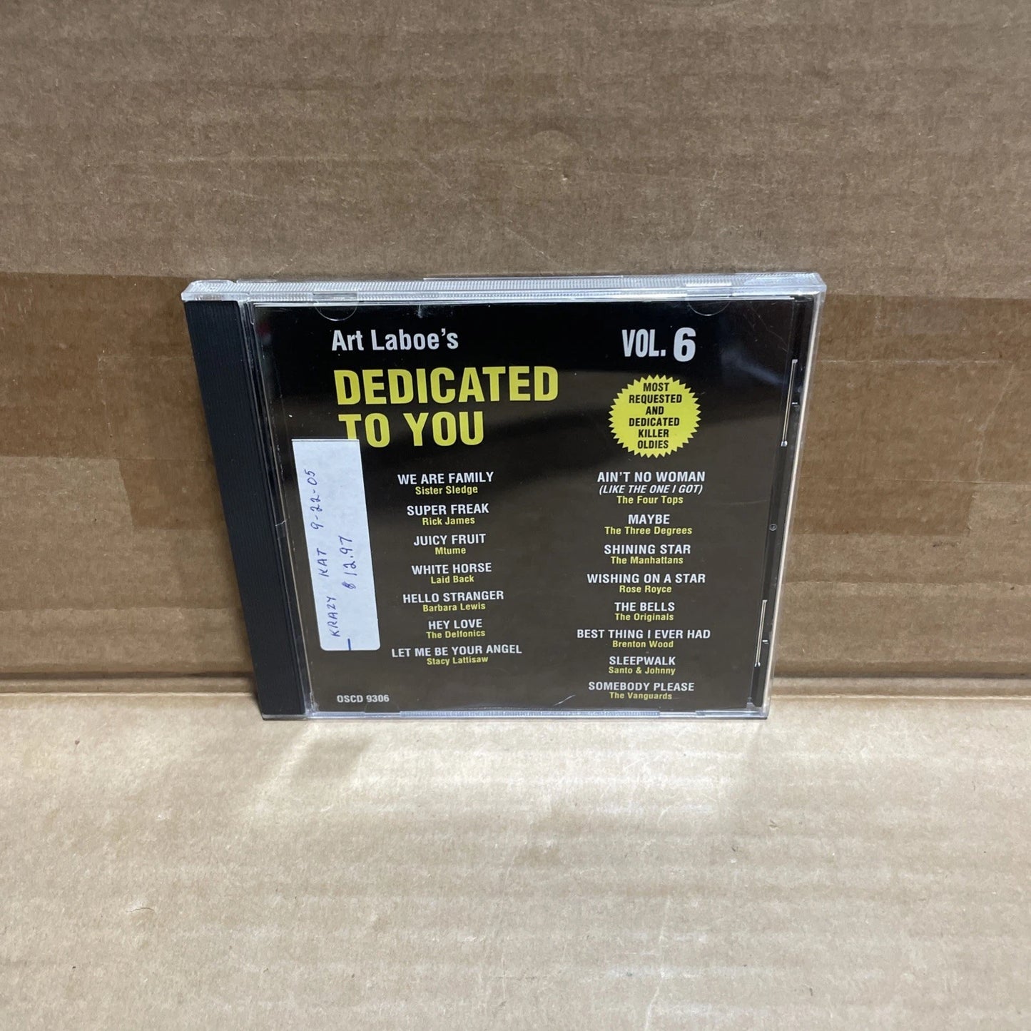 Art Laboe's Dedicated to You, Vol. 6. Various Artists (CD, Apr-1995, Original)