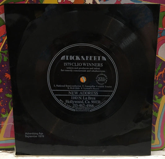Dick Orkin,Bert Berdis - 1979 Clio Winners 7” Flexi-Disc