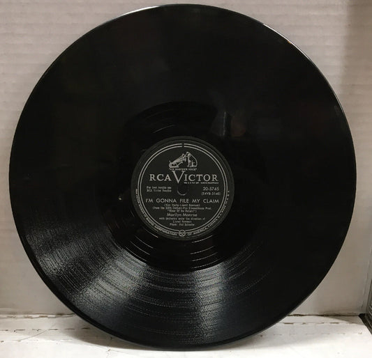 Marilyn Monroe The River Of No Return/I’m Gonna File My Claim 10” 78 20-5745