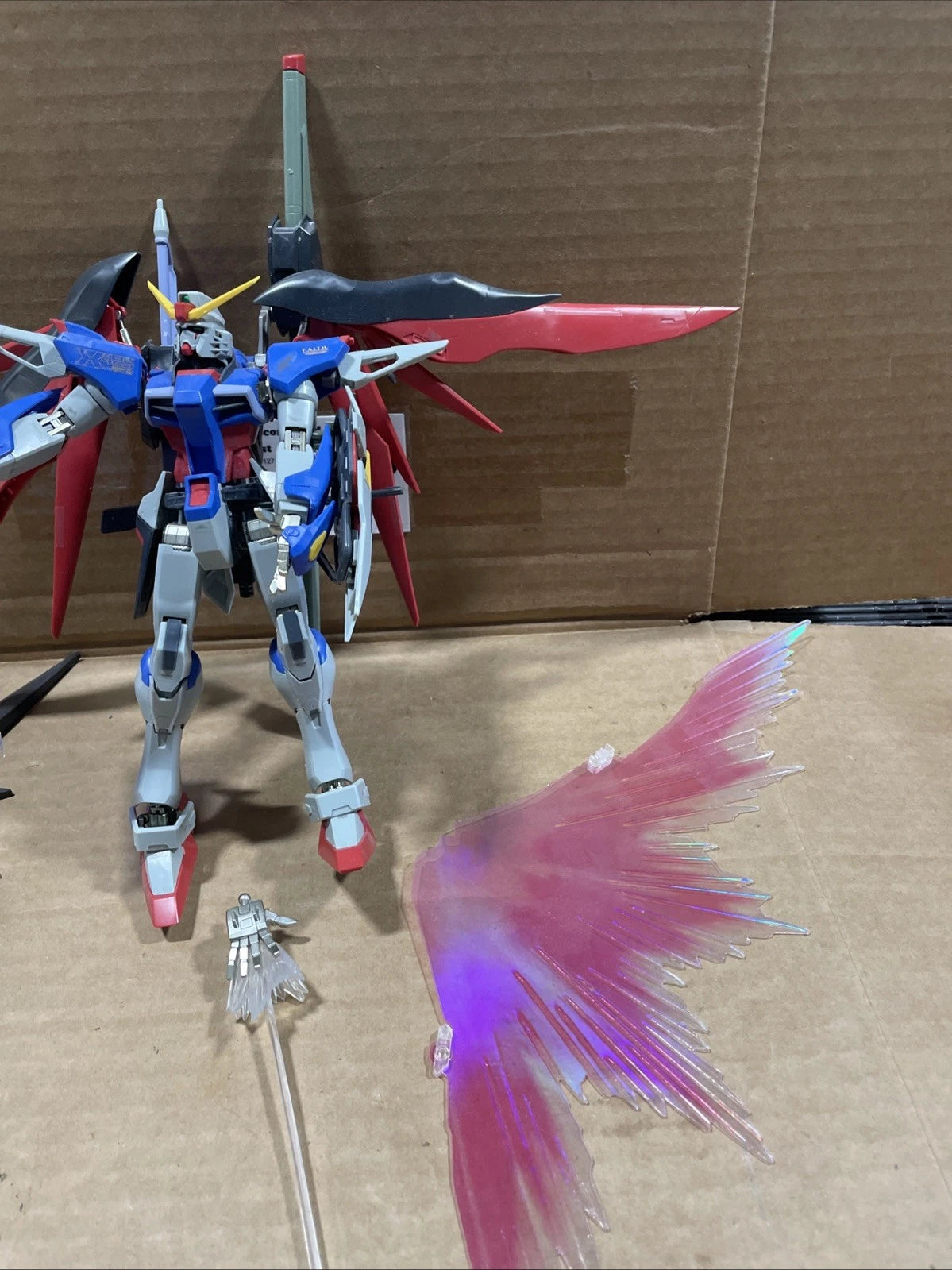 Bandai ZGMF-X42S Destiny Gundam MG 1/100 Scale Kit Pre-Built Incomplete