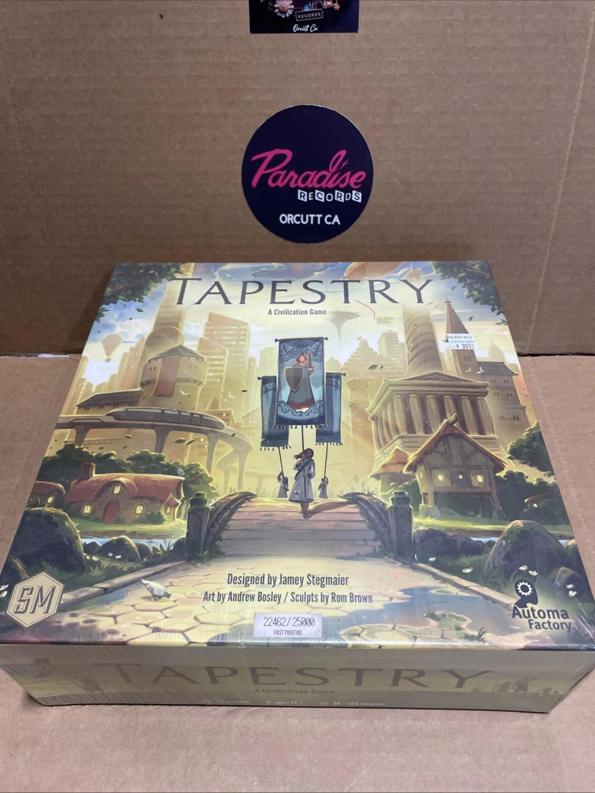 Tapestry A Civilization Board Game First Printing 22462/25000 Sealed Brand New