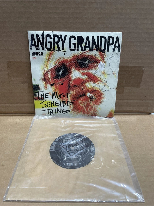 Angry Grandpa The Most Sensible Thing 45 RPM Picture Sleeve Rare Vintage