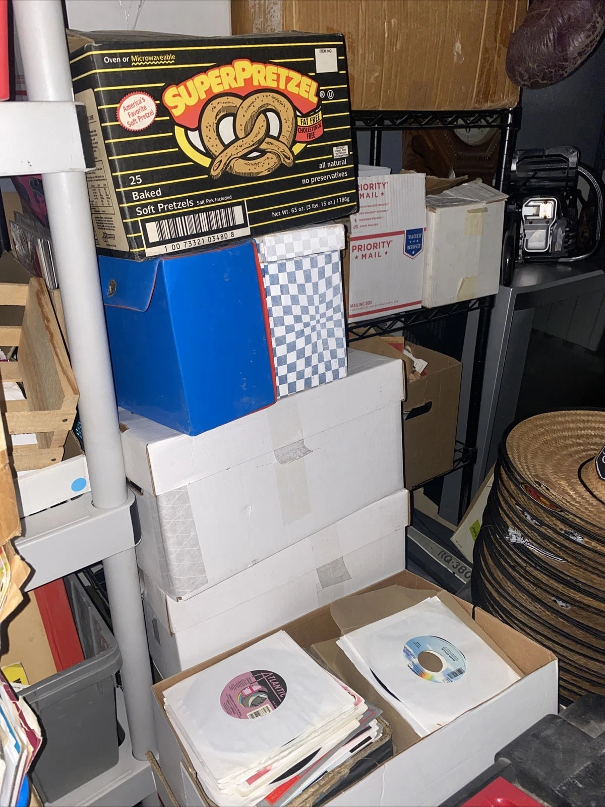 20,000 unprocessed 7” 45s rpm records BEATLES STONES & More