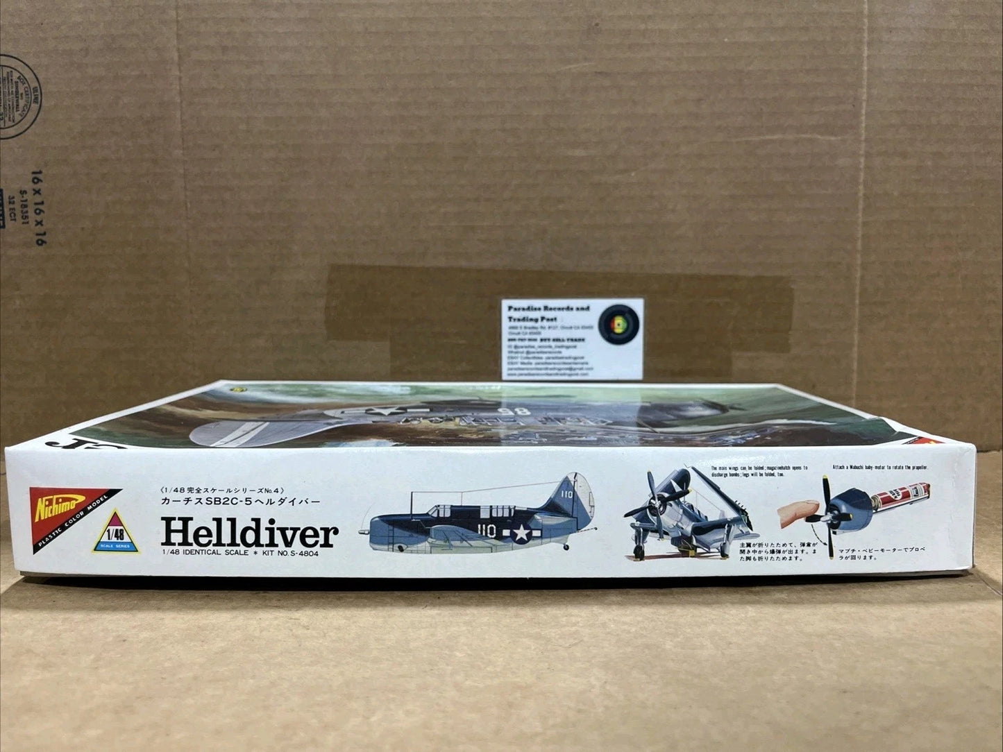 Nichimo Curtiss SB2C-5 Helldiver 1/48 Scale Model Kit S-4804 US Navy Dive Bomber