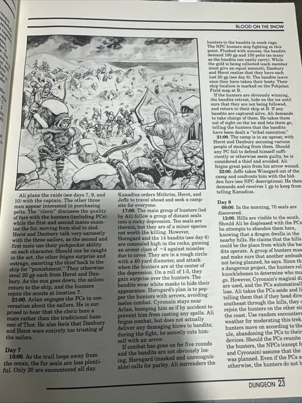 Dungeon Magazine #3 - TSR Dungeons and Dragons Adventure Magazine