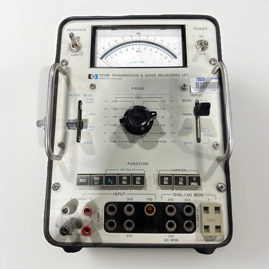 HEWLETT PACKARD TRANSMISSION AND NOISE MEASURING SET P/N: 3555B FOR PARTS