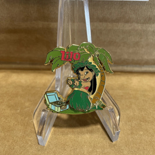 Disney Store Lilo Hula Dancing Slider Stitch Pin