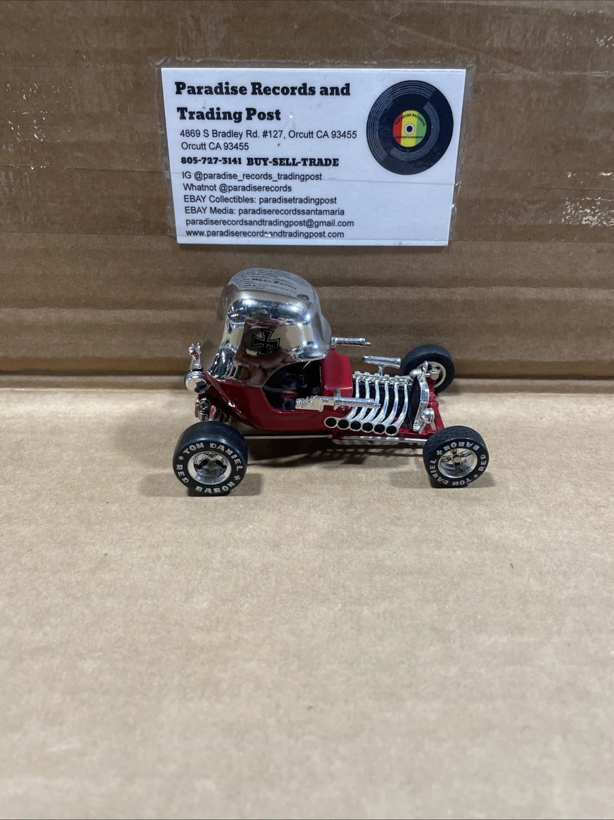 TOM DANIEL "RED BARON" By TOY ZONE 1:18 Scale Loose Car