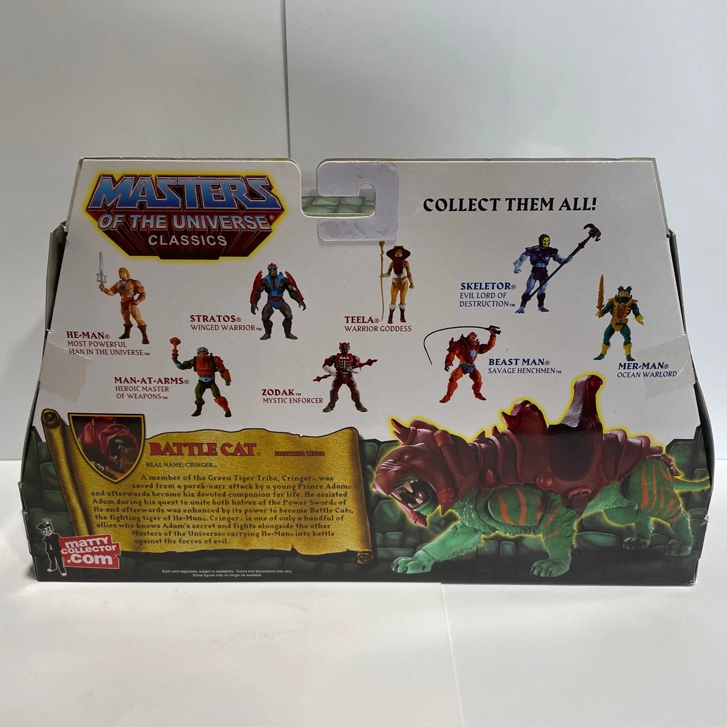2010 Mattel MOTU Battle Cat Masters Of The Universe Classics MOTUC Sealed Rare