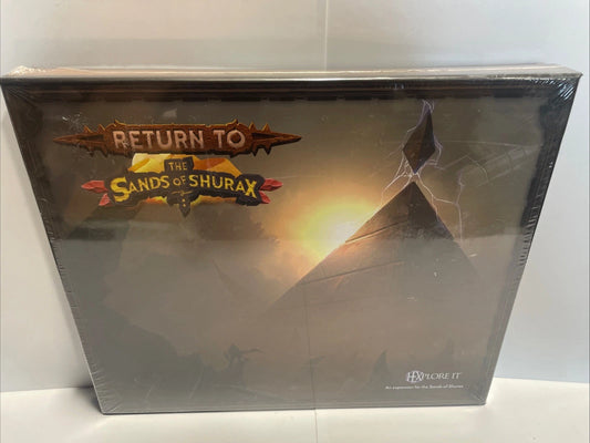 Mariucci J. Boardgame Return to the Sands Of Shurax Box Sealed Brand New
