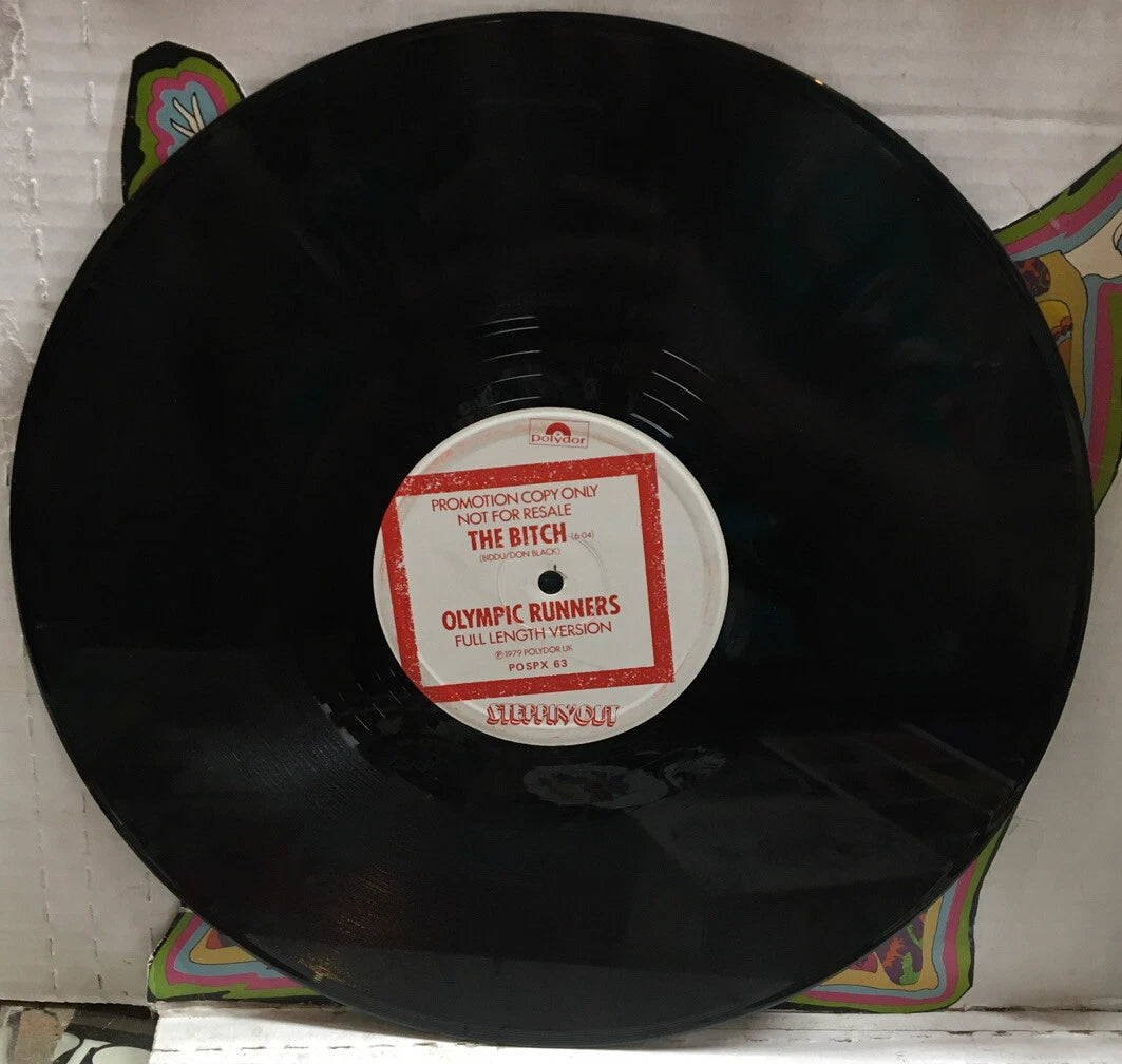 Olympics Runners The Bitch 12” UK Import Promo Record POSPX63