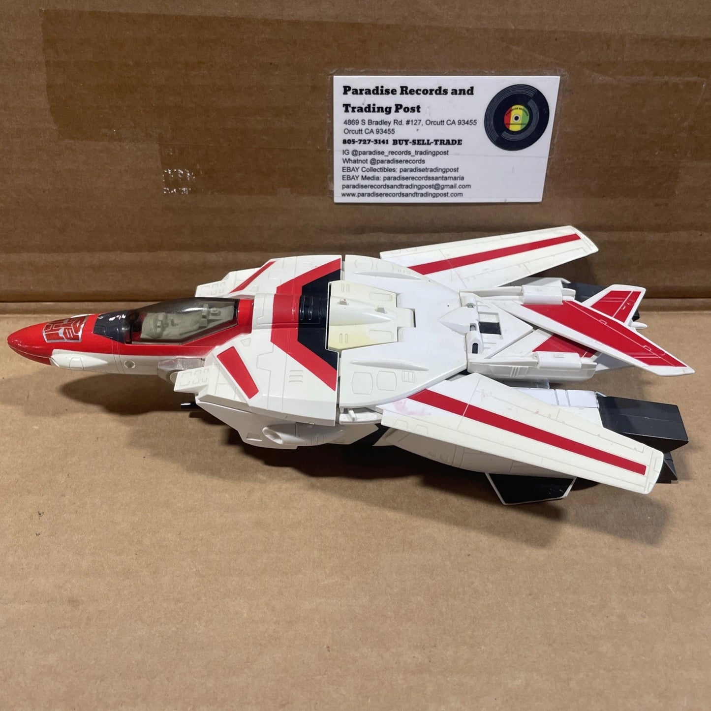 Original G1 1985 Transformers Jetfire Hasbro Bandai Autobot Skyfire Vintage Jet