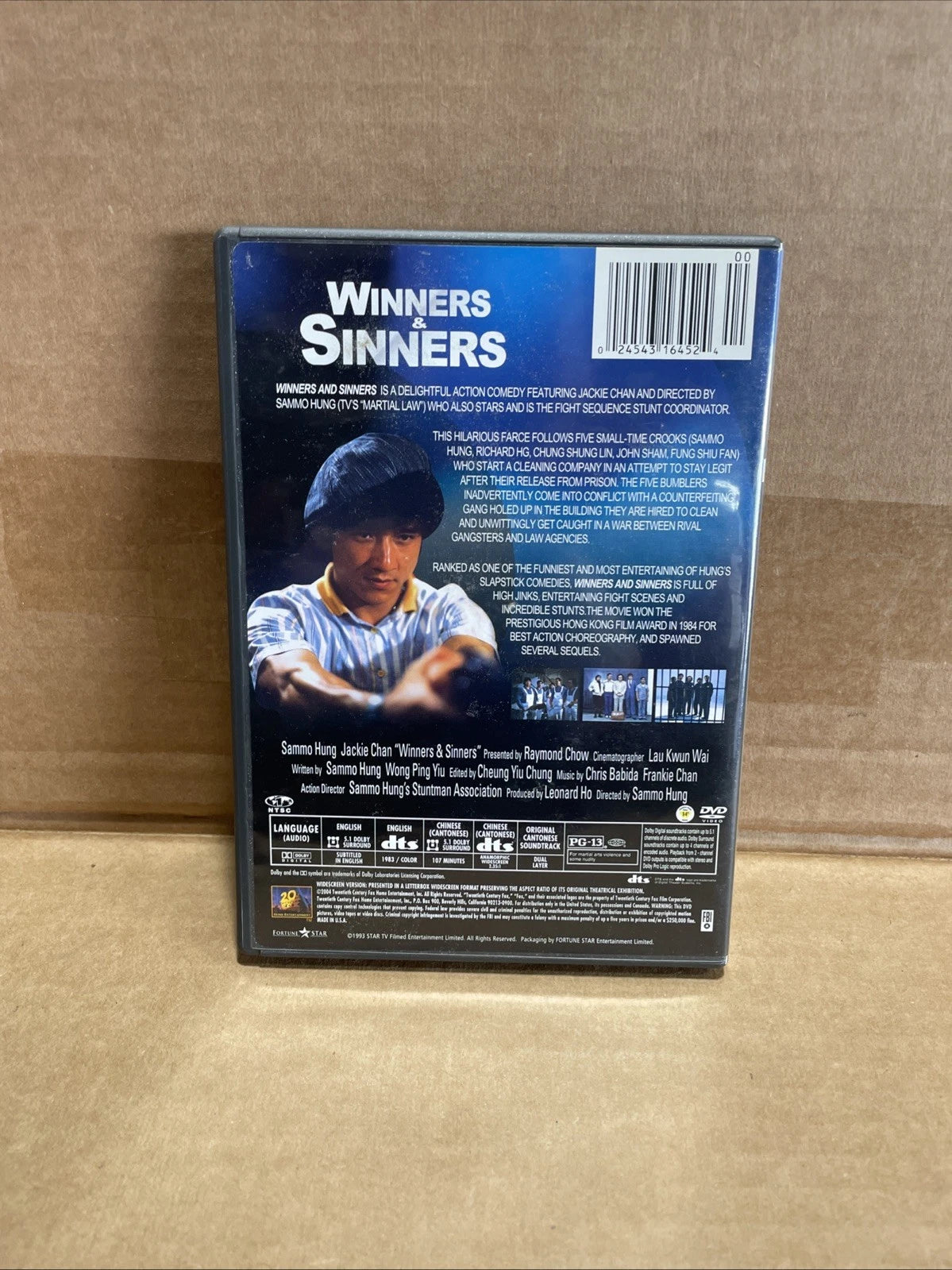 Winners & Sinners - Original DVD Movie - Jackie Chan