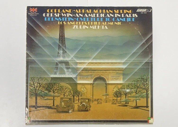 LONDON STEREO CS 7031 APPALACHIAN SPRING AMERICAN IN PARIS - Zubin Mehta