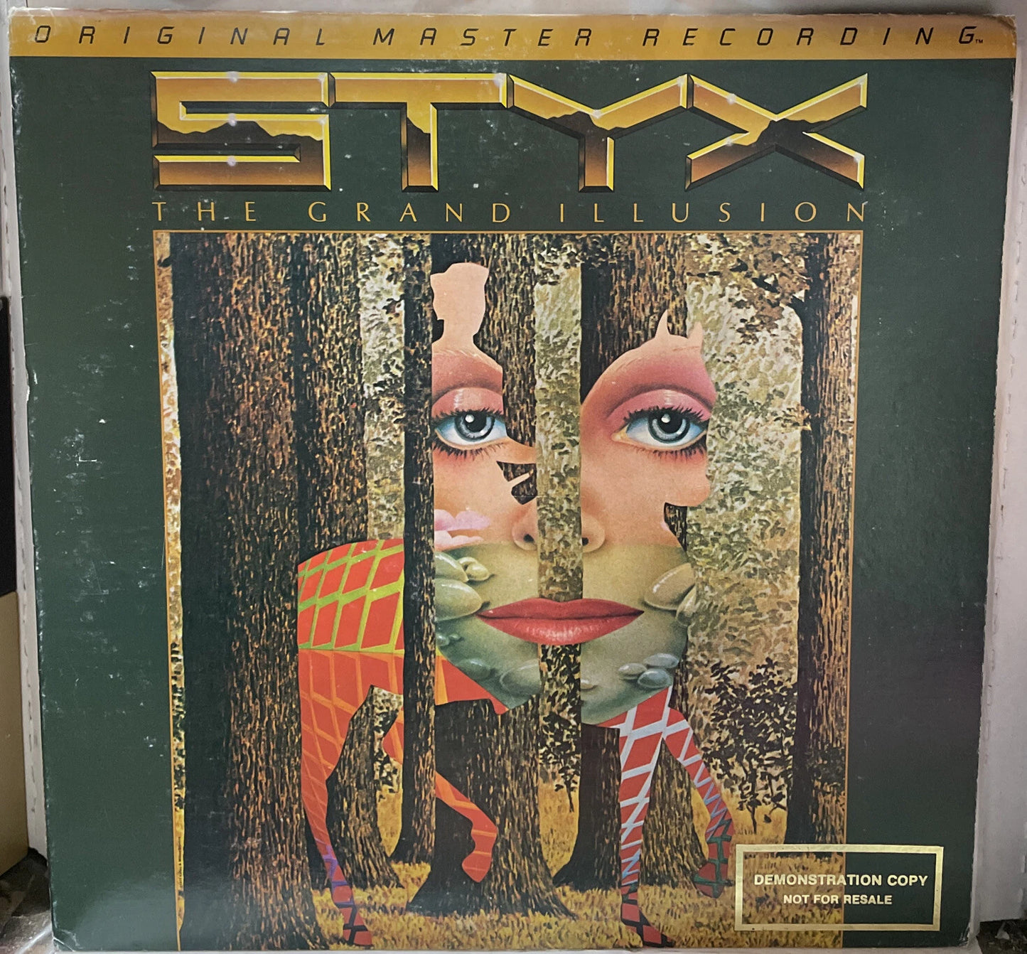 Styx The Grand Illusion Original Master Recording Promo Reissue Record MFSL1-026