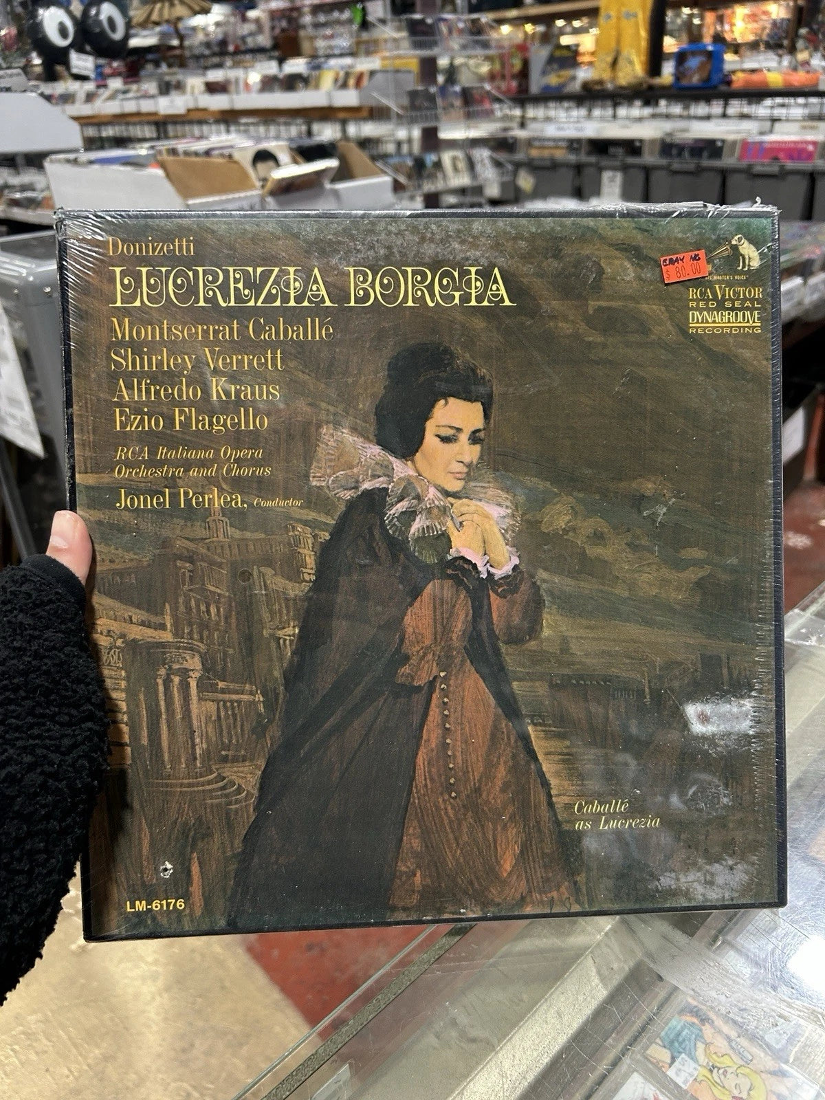 Donizetti Lucrezia Borgia Montserrat Caballe RCA LM-6176 RED SEAL New Sealed