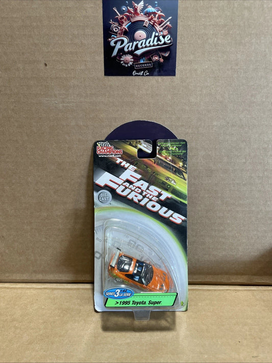 Racing Champions The Fast & The Furious 1995 Toyota Supra "Super" Print ERROR